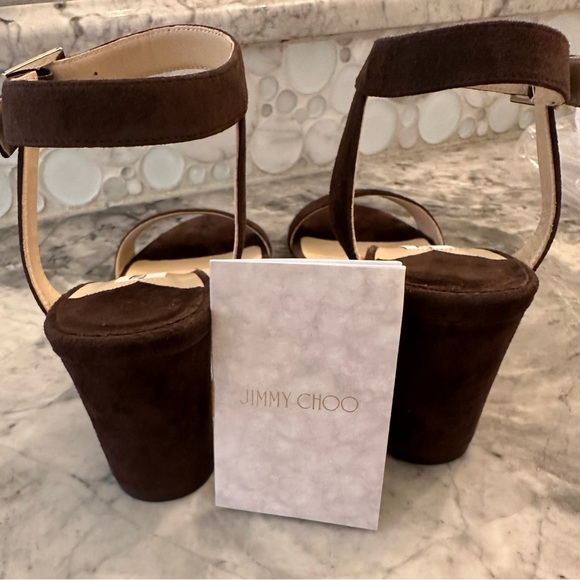 New Jimmy Choo, suede sandals, no box - Picture 3 of 6